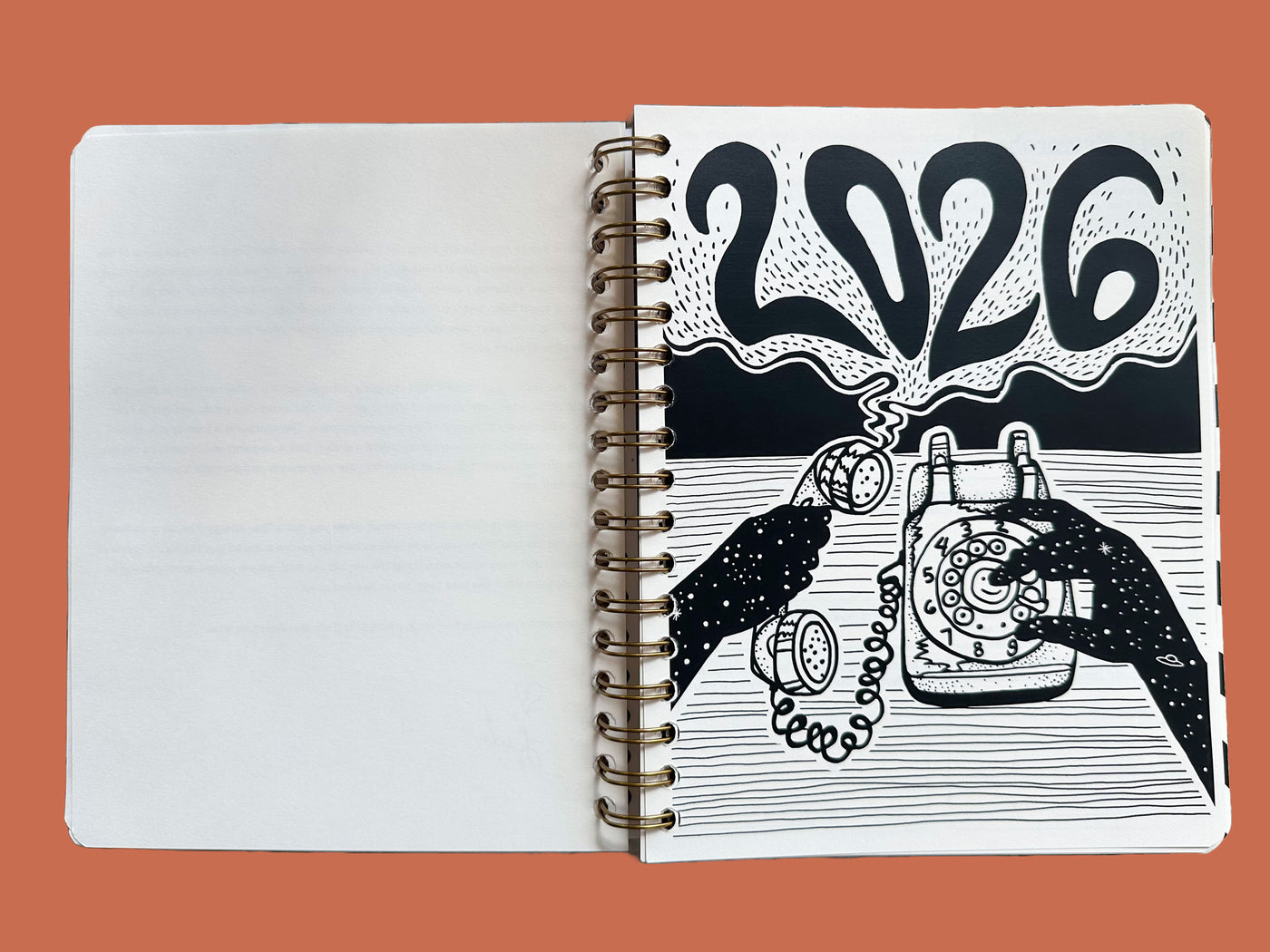 PRE-ORDER: 2026, 13 Month Planner | December 2025 - December 2026, Flower Power Cover