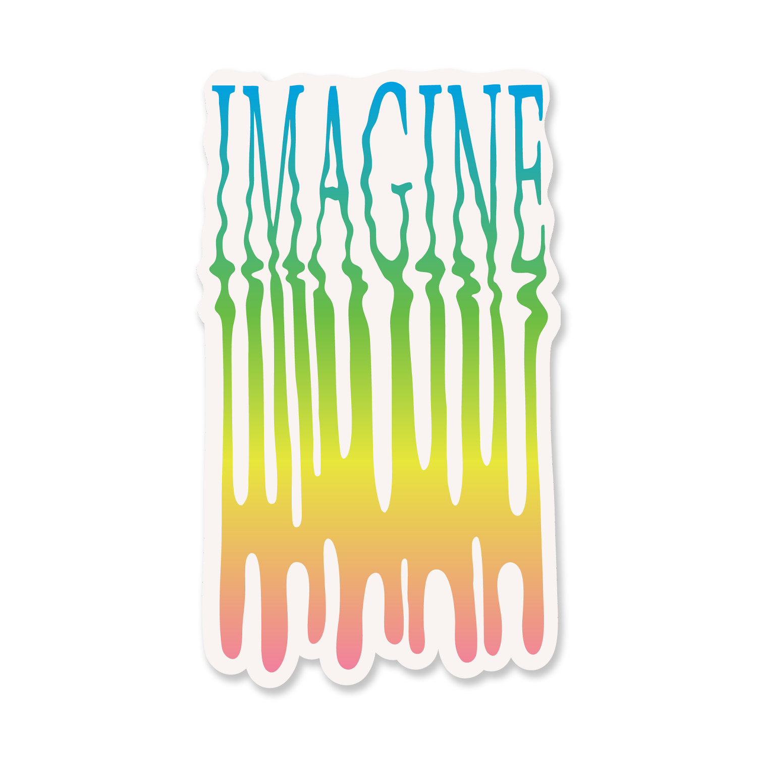 'Imagine' Sticker – The Rainbow Vision