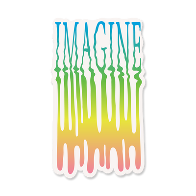 'Imagine' Sticker