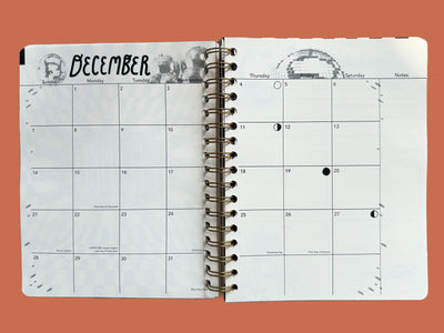 PRE-ORDER: 2026, 13 Month Planner | December 2025 - December 2026, Flower Power Cover