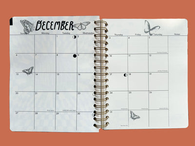 PRE-ORDER: 2026, 13 Month Planner | December 2025 - December 2026, Flower Power Cover