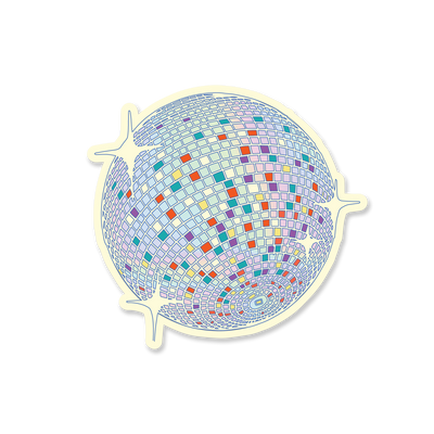 Disco Ball Sticker