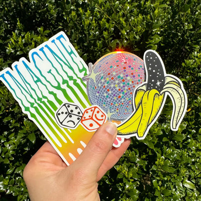 'Imagine' Sticker