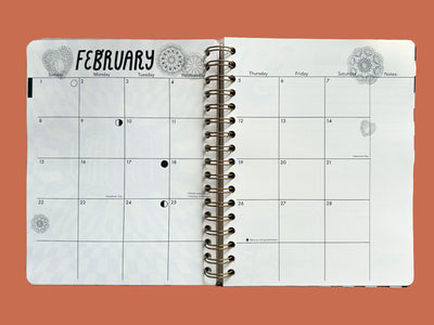 PRE-ORDER: 2026, 13 Month Planner | December 2025 - December 2026, Flower Power Cover