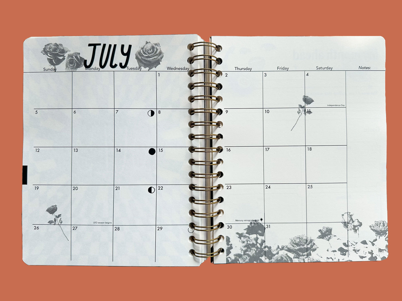PRE-ORDER: 2026, 13 Month Planner | December 2025 - December 2026, Flower Power Cover
