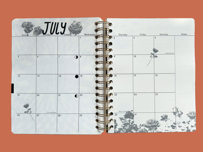 PRE-ORDER: 2026, 13 Month Planner | December 2025 - December 2026, Flower Power Cover