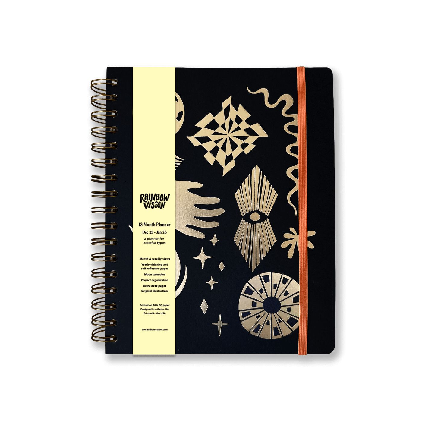 2026, 13 Month Planner | December 2025 - December 2026, Liminal Space Cover