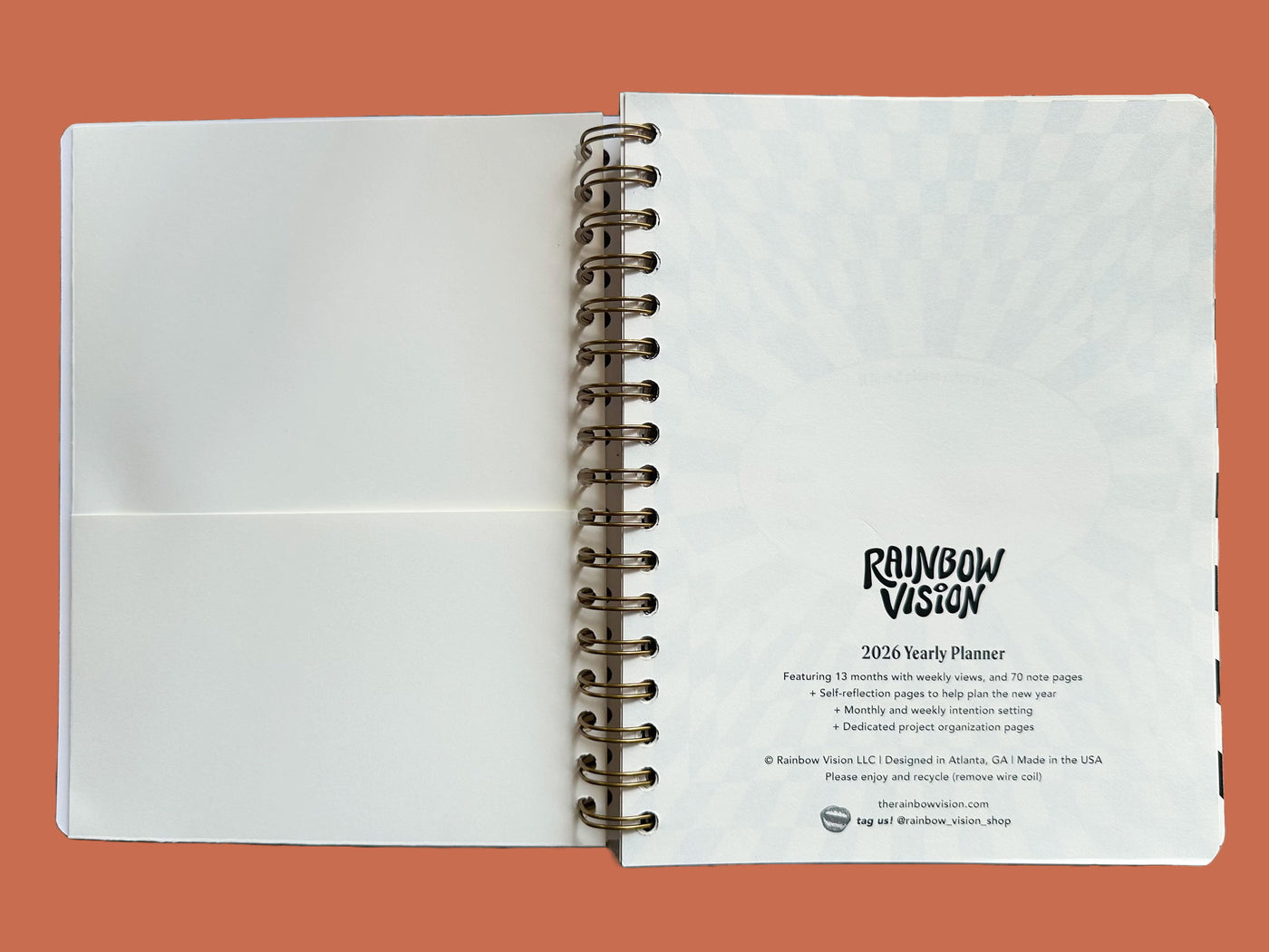 PRE-ORDER: 2026, 13 Month Planner | December 2025 - December 2026, Flower Power Cover