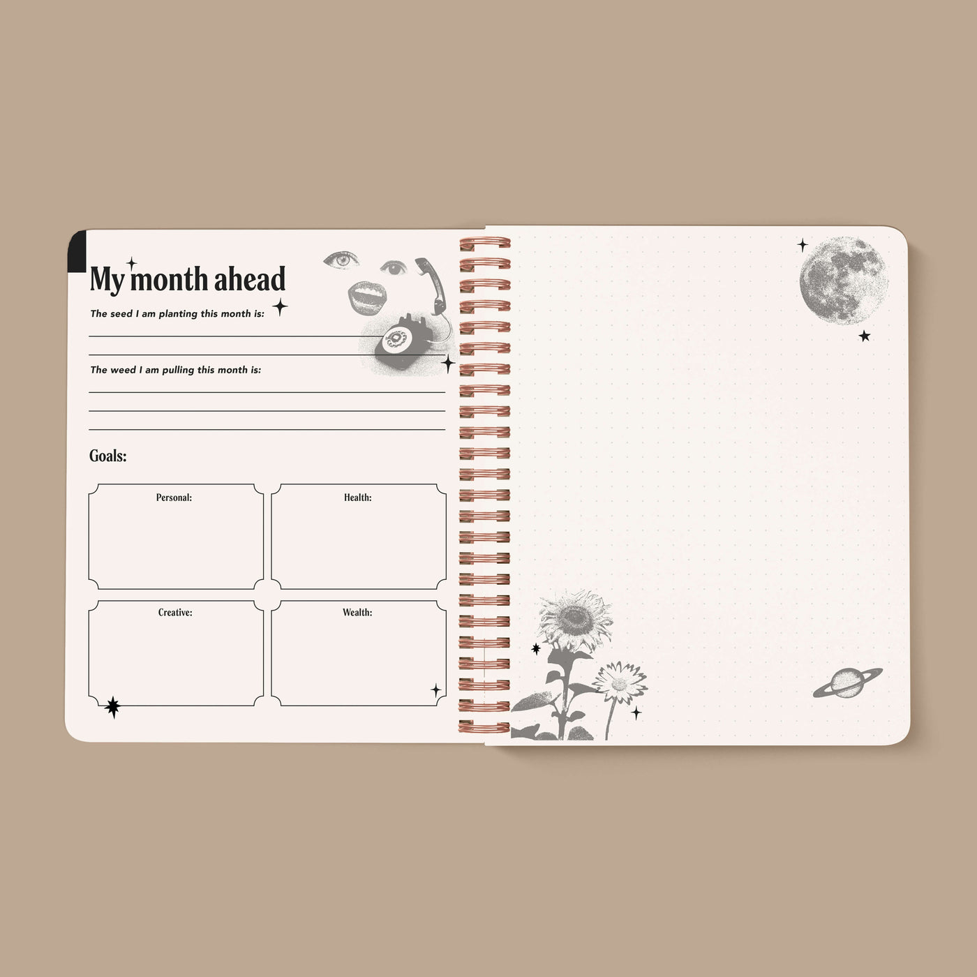 PRE-ORDER: 2026, 13 Month Planner | December 2025 - December 2026, Seeing Eye Cover