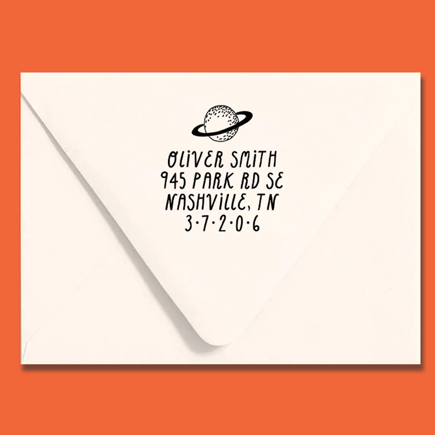 Saturn Return Address Stamp