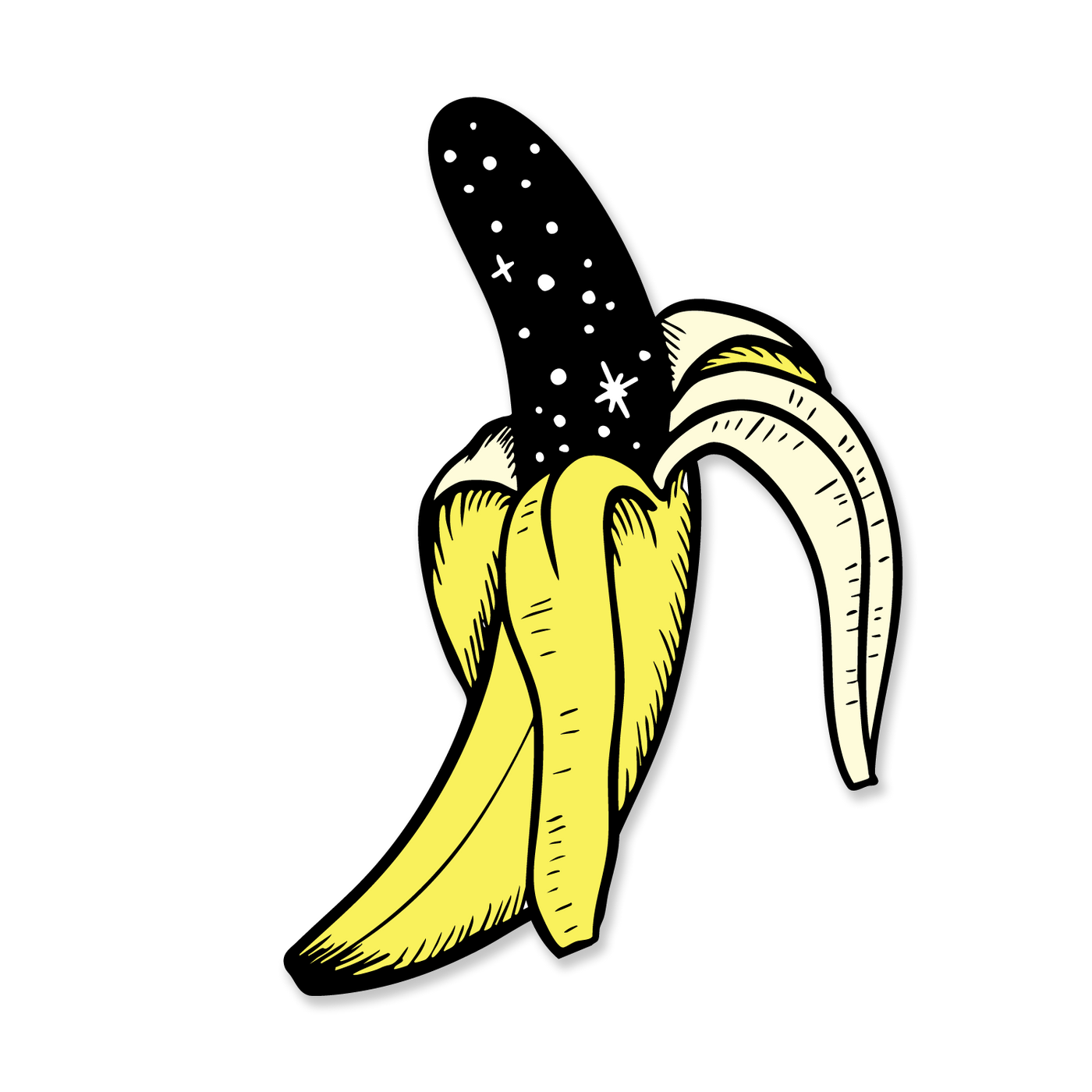 Space Banana Sticker