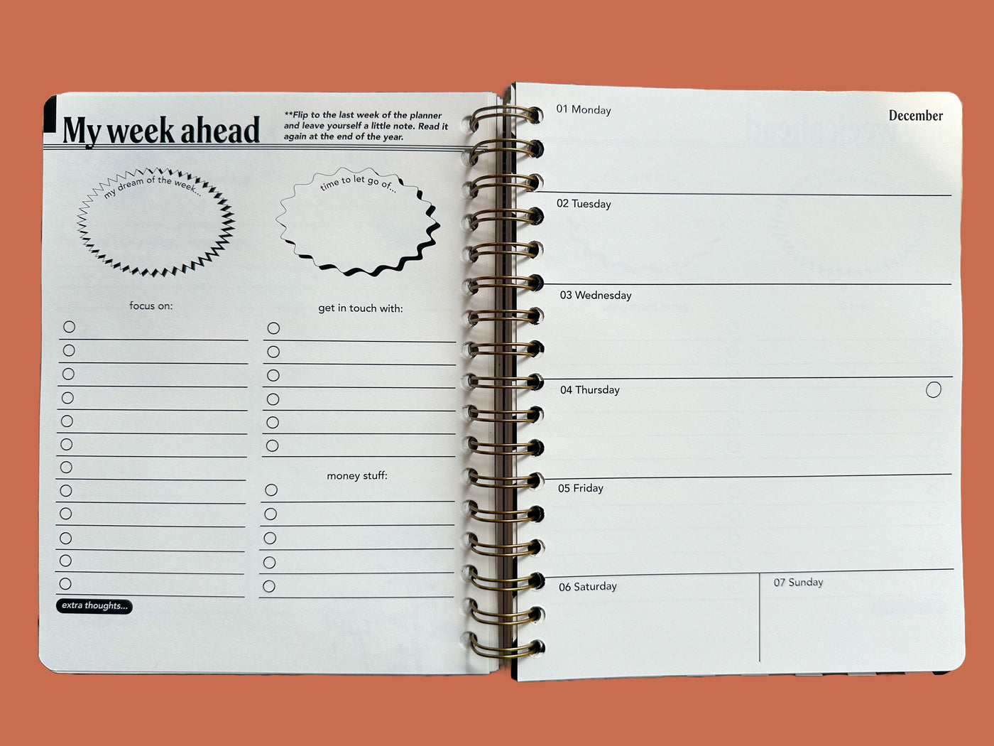 PRE-ORDER: 2026, 13 Month Planner | December 2025 - December 2026, Flower Power Cover