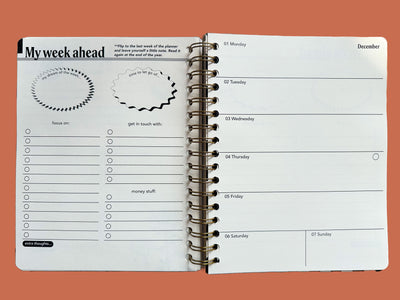 PRE-ORDER: 2026, 13 Month Planner | December 2025 - December 2026, Flower Power Cover
