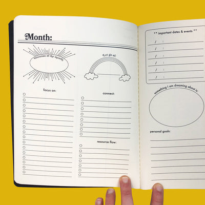 Seeing Eye Month View Planner